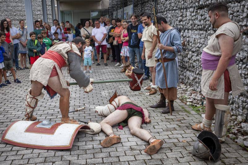 Romanos y gladiadores reviven en Veranes