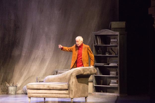 Pepe Sacristán, monumental en el Palacio Valdés