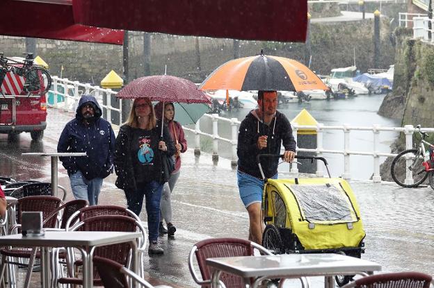 Septiembre se estrena con lluvia
