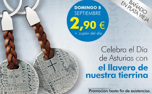 Celebra el Día de Asturias con el llavero de nuestra tierrina