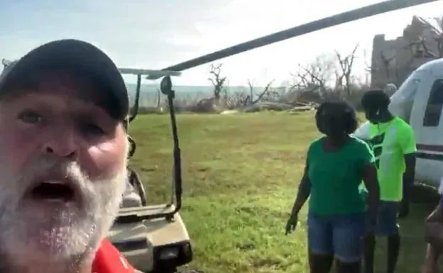 José Andrés lleva comida en helicóptero a pequeña isla de las Bahamas