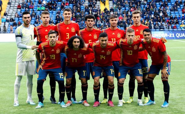 Debut victorioso del asturiano Dani Martín con la Selección Española Sub 21