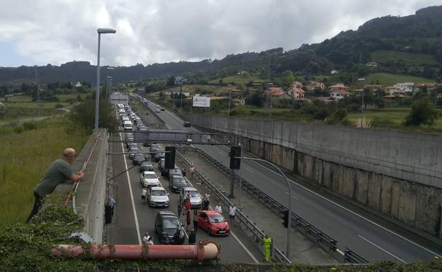 Falsa alarma sobre la presencia de un kamikaze en la A-8