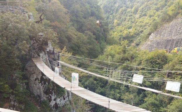 Una falsa alarma pone en marcha un dispositivo de rastreo en Los Beyos
