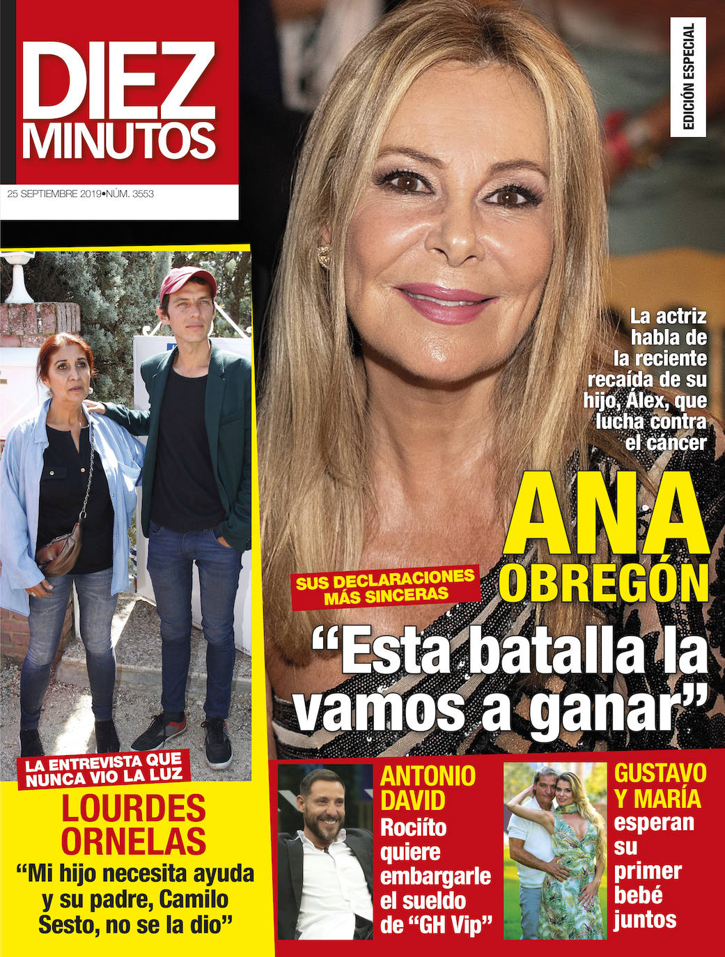 Ana Obregón se sincera tras la recaída de su hijo, Álex