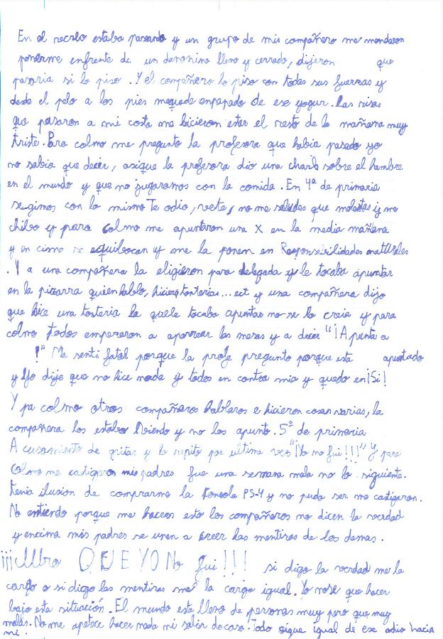 «Estoy muy triste y con el corazón roto. No me merezco tanto odio»
