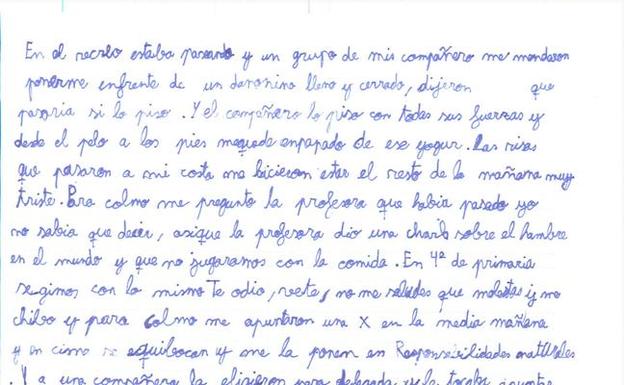 Educación considera también acoso escolar «el aislamiento deliberado» del niño de Gijón