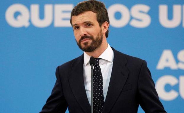Casado urge al Gobierno a que aplique la Ley de Seguridad Nacional en Cataluña