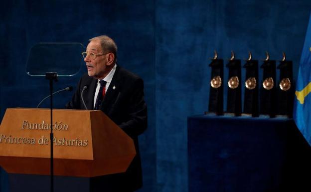 Premio Princesa de Asturias de Comunicación y Humanidades 2019 | Javier Solana: «A lo largo de vuestras vidas tendréis en el Museo del Prado un amigo bueno y leal»