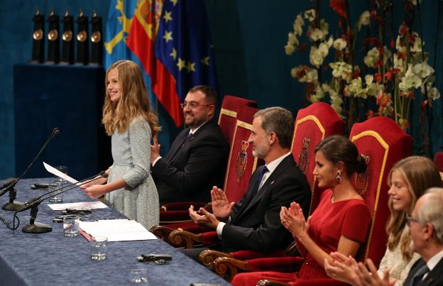 Premios Princesa | La Princesa sella su compromiso con España entre aclamaciones