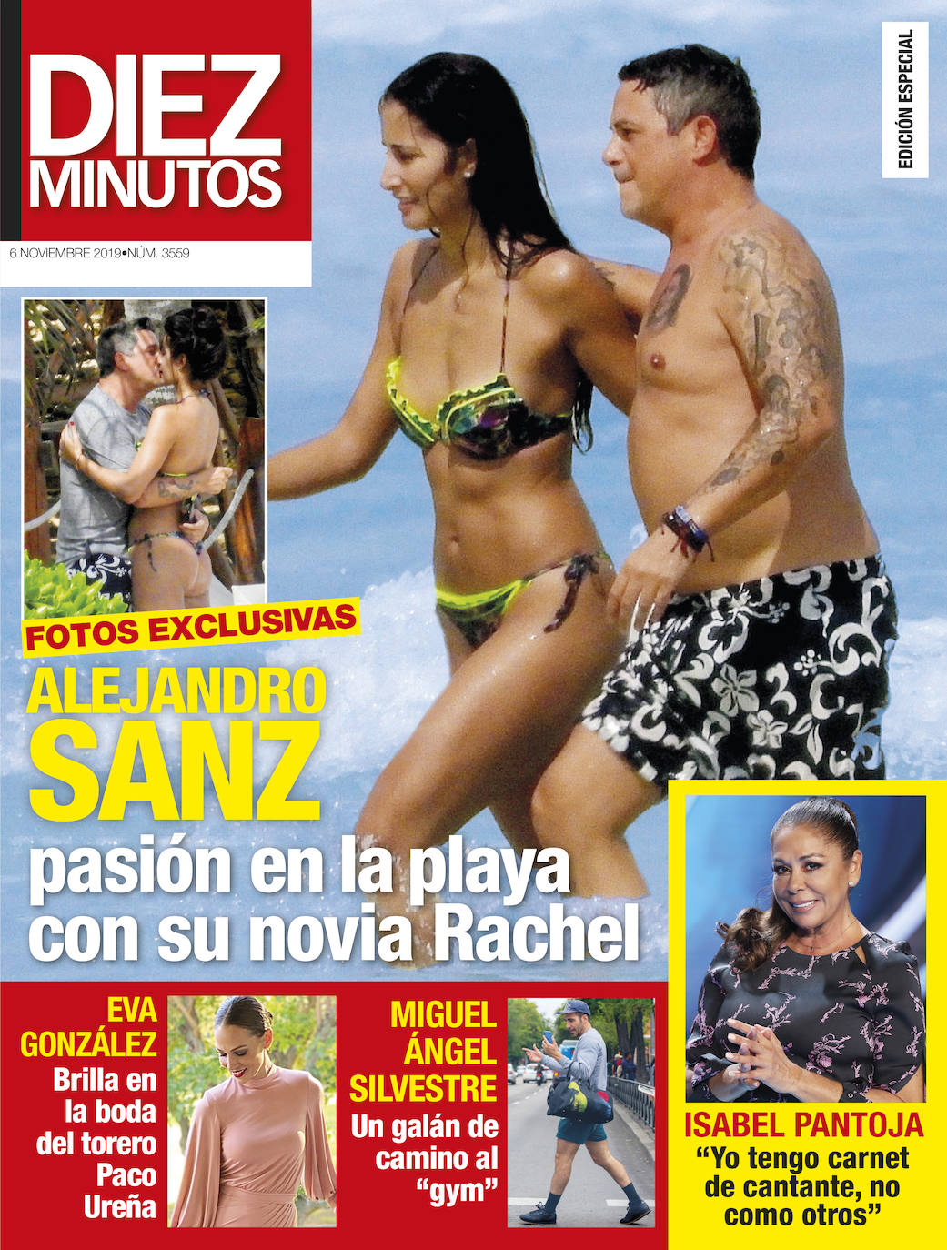 Alejandro Sanz y su novia Rachel viven su pasión en la playa El Comercio Diario de Asturias imagen