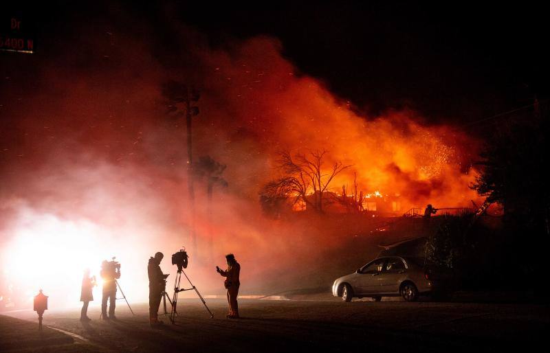 Impresionantes imágenes de California, asolada por los incendios