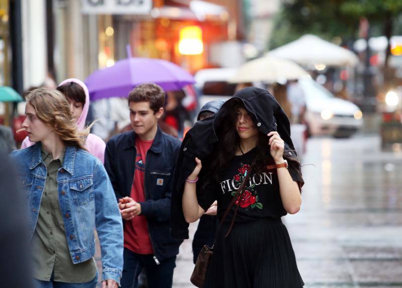 La lluvia y el frío llegan para quedarse en Asturias