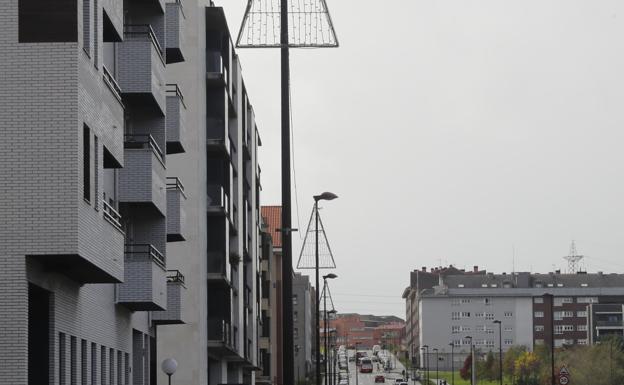 Nuevo Roces, primer barrio con luces navideñas
