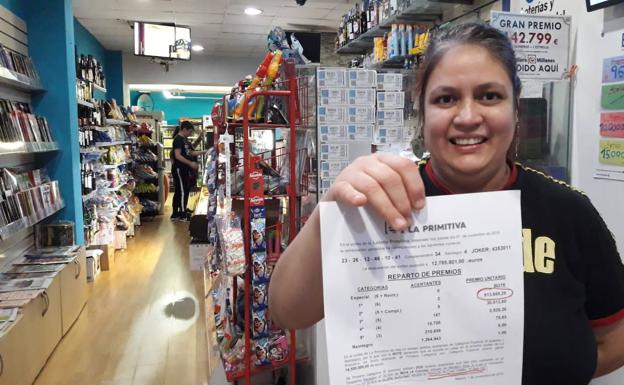El sorteo de la Primitiva deja 813.669 euros en Gijón