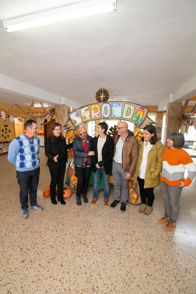 Sariego pide mejoras para su colegio