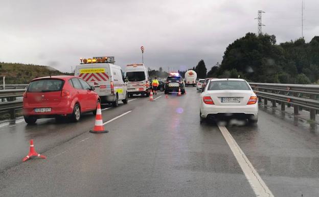 Temporal en Asturias | Tres heridos en los 16 accidentes registrados en las carreteras
