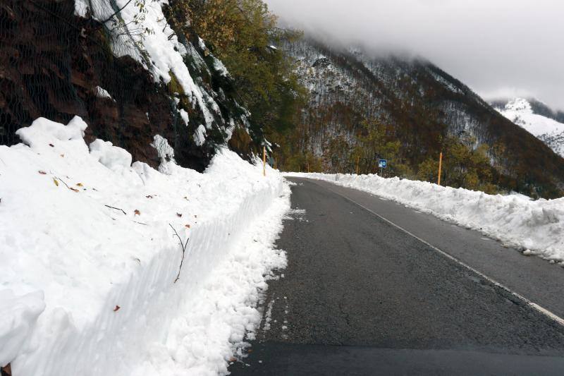 Asturias vive un fin de semana bajo la nieve