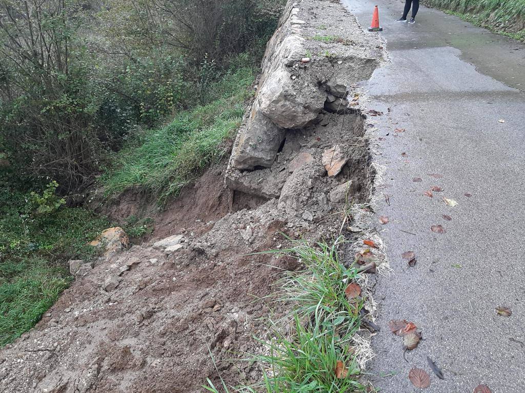 Cuarto argayo en Villaviciosa en una semana