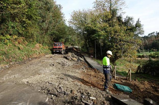 Los dos últimos temporales causan más de dos millones en daños en carreteras