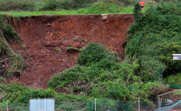 Carreño inicia las primeras obras para contener el argayo de Xivares