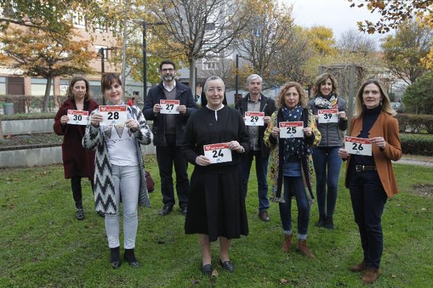 «Hemos quedado en el cole para ir a la marcha solidaria»