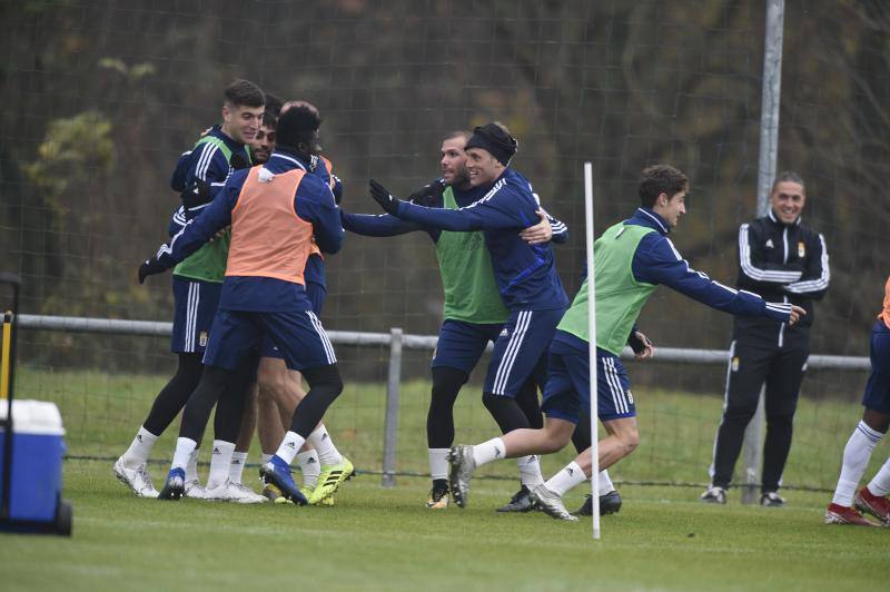 Entrenamiento del Real Oviedo (05/12/2019)