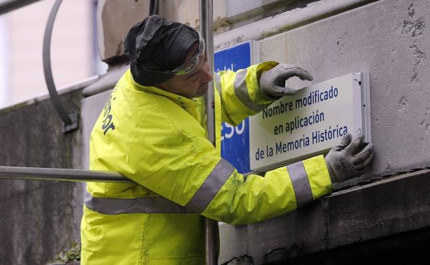 El TSJA avala el cambio de nombre de las calles franquistas de Oviedo