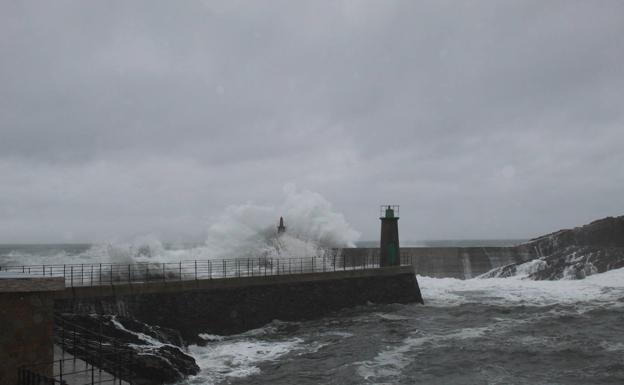 El temporal mantiene a Asturias en alerta