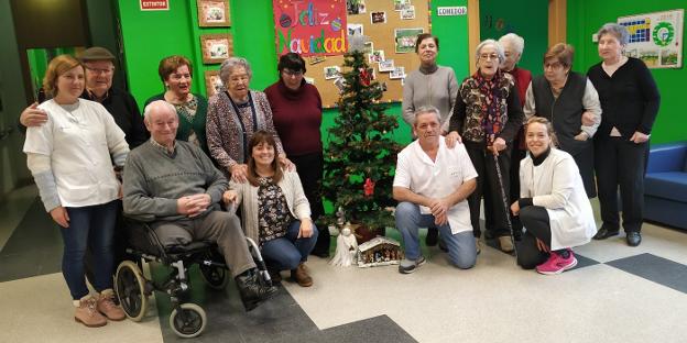 El centro de día de Onís celebra la Navidad