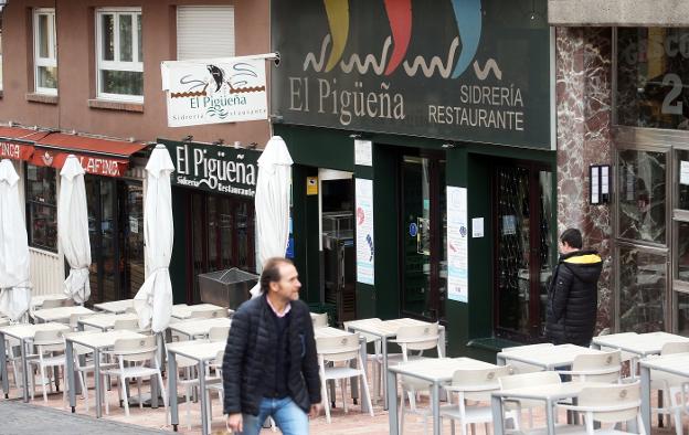 La Policía Nacional investiga un intento de robo en una sidrería de Gascona