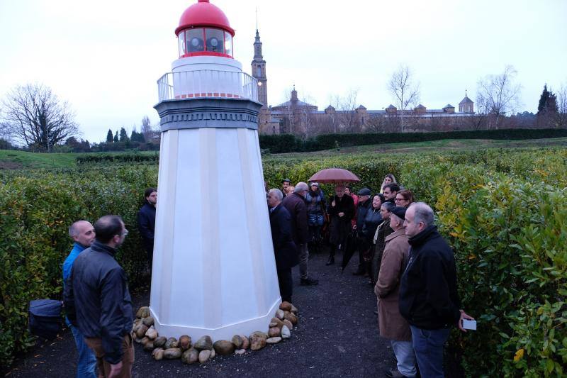 Un faro en el Jardín Botánico de Gijón
