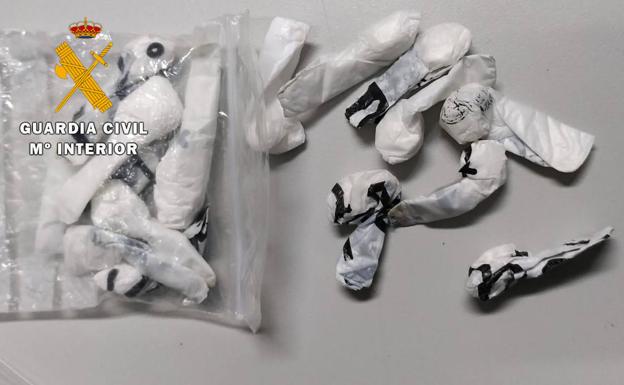 Detenido con cien gramos de cocaína en Grado