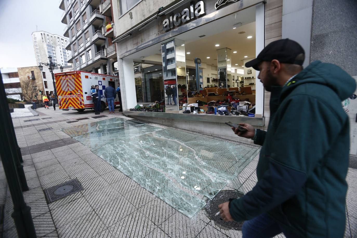 Las consecuencias del paso de la borrasca 'Fabien' por Asturias