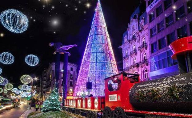 Los millonarios ingresos que obtiene la ciudad de Vigo gracias al alumbrado navideño