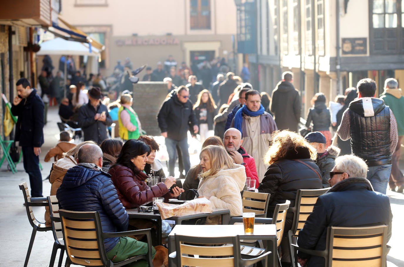 Asturias, de terraceo para despedir el año