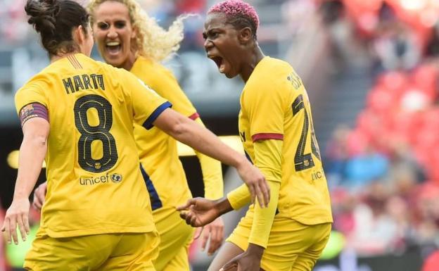 Oshoala, la reina de África que brilla en España