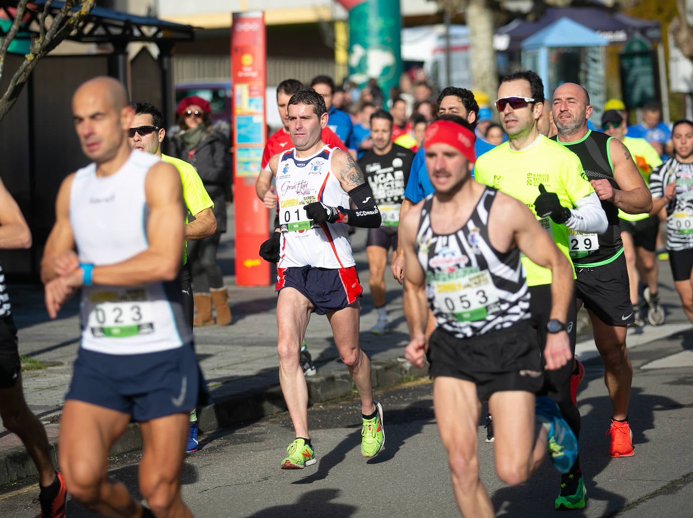 Sariego celebra el año nuevo corriendo
