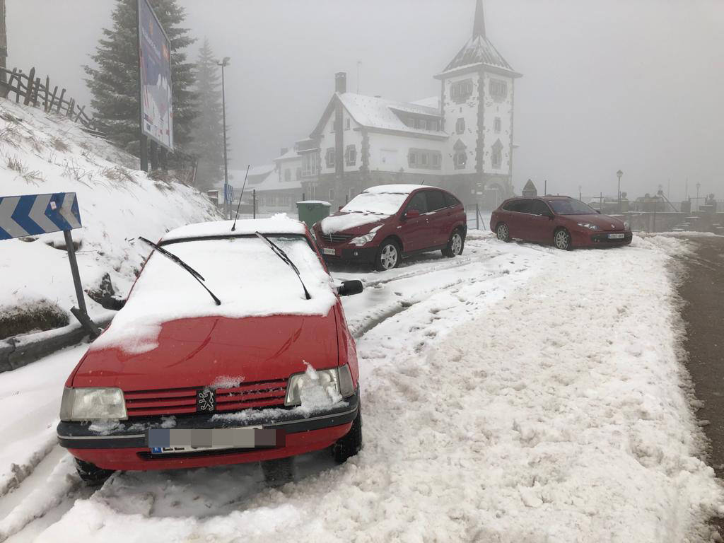 La nieve vuelve a Asturias con la borrasca 'Gloria'