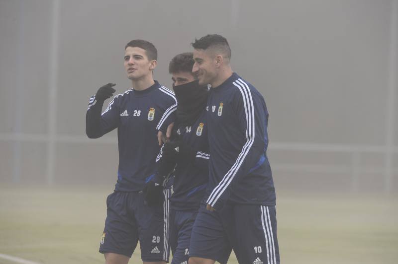 Entrenamiento del Real Oviedo (23/01/2020)