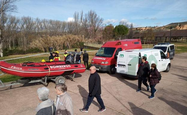 Rescatado del Ebro el cuerpo de la abuela de la niña hallada muerta un el hotel de Logroño