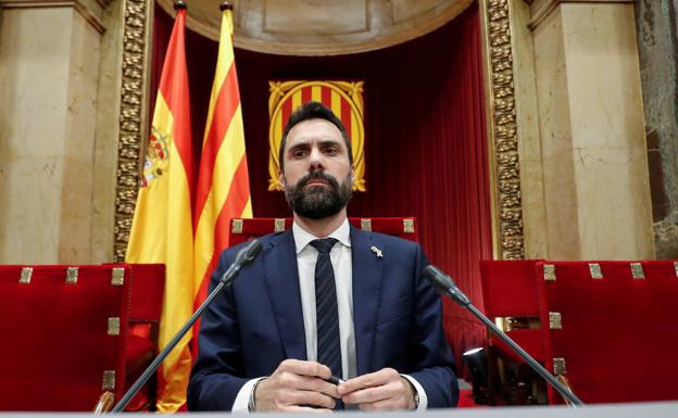 El Constitucional pone en su punto de mira a Roger Torrent por una vieja denuncia del Gobierno de Sánchez