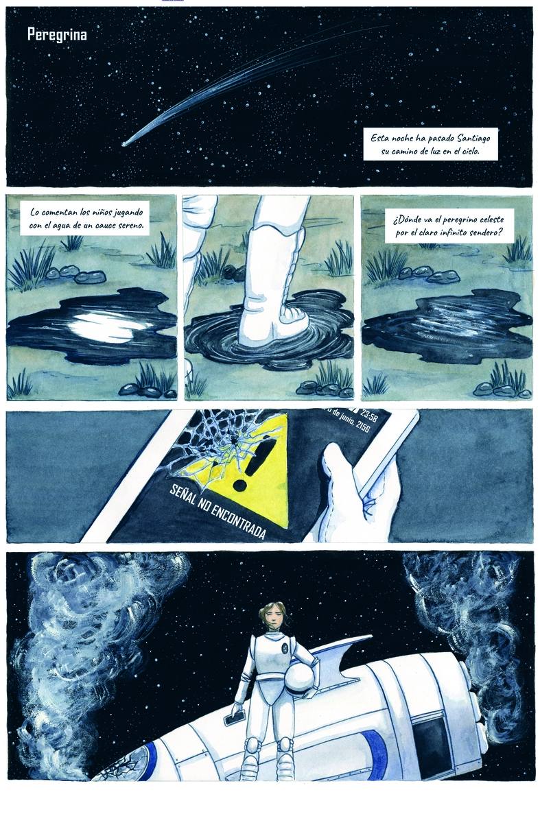 Un cómic galáctico para promocionar el Xacobeo