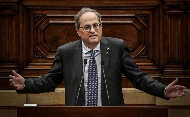 Torra recurre ante el Supremo su condena a una pena de inhabilitación