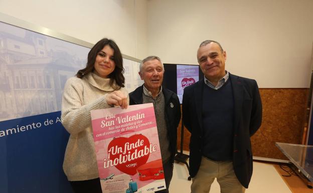 Hacer las compras en el comercio de Avilés puede valer un viaje de San Valentín para dos personas