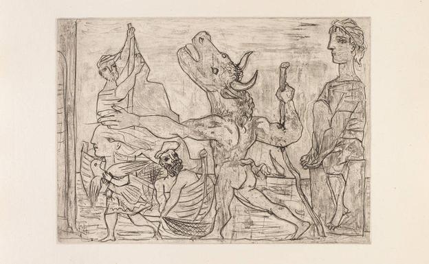 El Niemeyer acoge la exposición 'Grabados eternos' de Picasso
