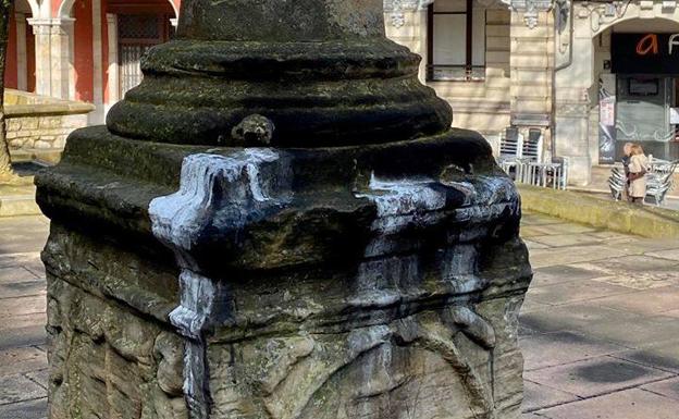 Intentan quemar con gasolina un crucero del siglo XVII en la iglesia de San Nicolás de Bari