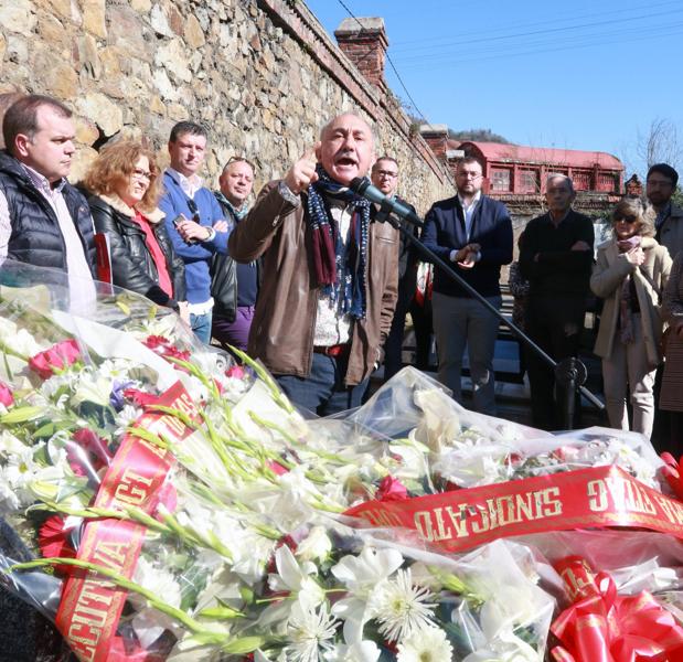 Pepe Álvarez reivindica la «deuda histórica» con Asturias
