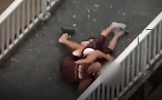 Un ladrón, una huída de película y un héroe anónimo que atrapa al delincuente