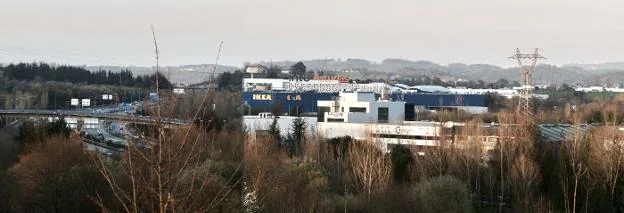 Una imagen panorámica del centro comercial Parque Principado, desde La Corredoria. / CAROLINA SANTOS